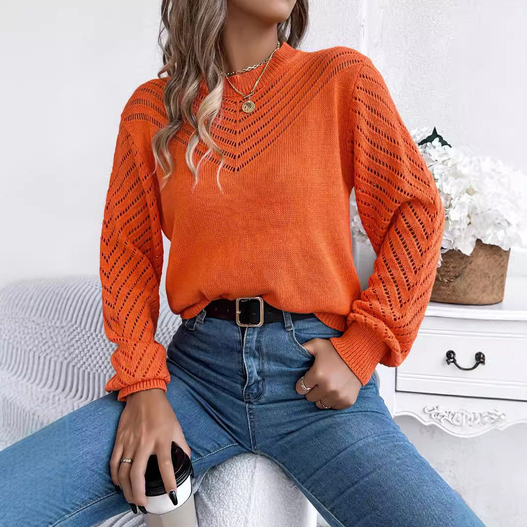 Effortlessly Chic Lantern Sleeve Pullover - Your New Go-To! | Marvis - Marvis