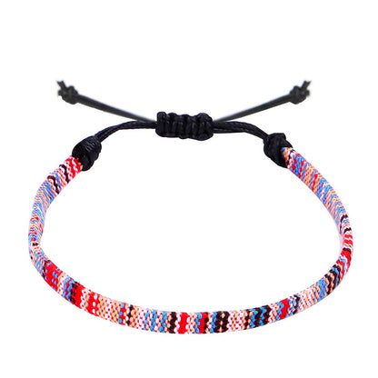 Hand-Woven Rainbow Anklet – Boho Bliss for Your Ankles! | Marvis