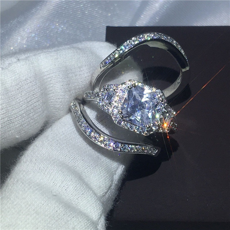 Fashion Explosion Diamond & Zircon Ring Set – Bling Alert! | Marvis