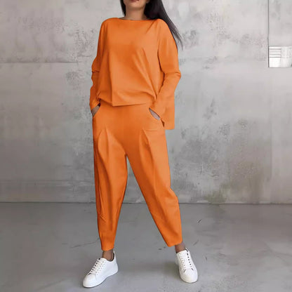 Irregular Design Sweater & Harem Pants Suit - Be Bold, Be You! | Marvis - Marvis