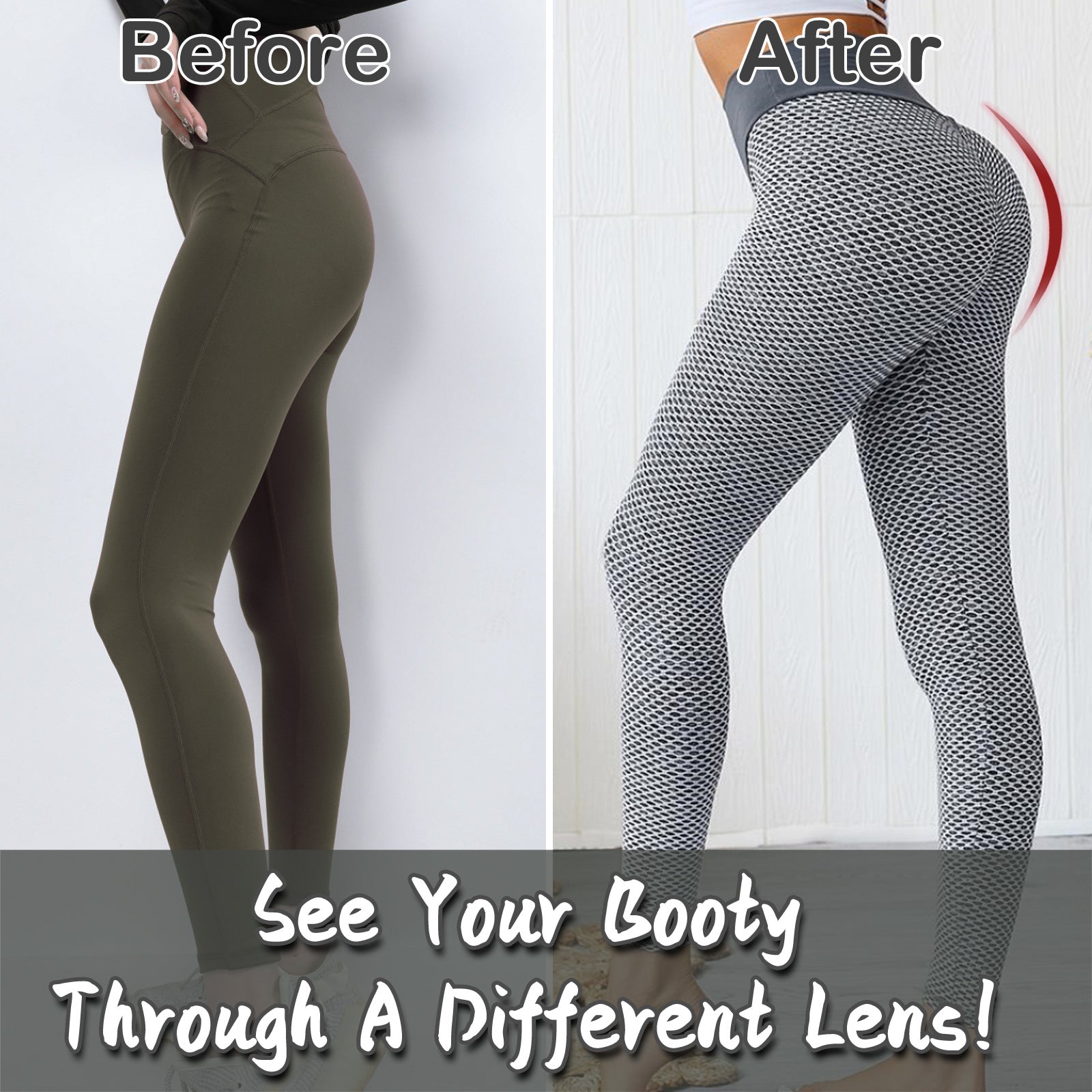 Ultimate Booty Boost: High-Waist Butt-Lifting TikTok Leggings | Marvis - Marvis