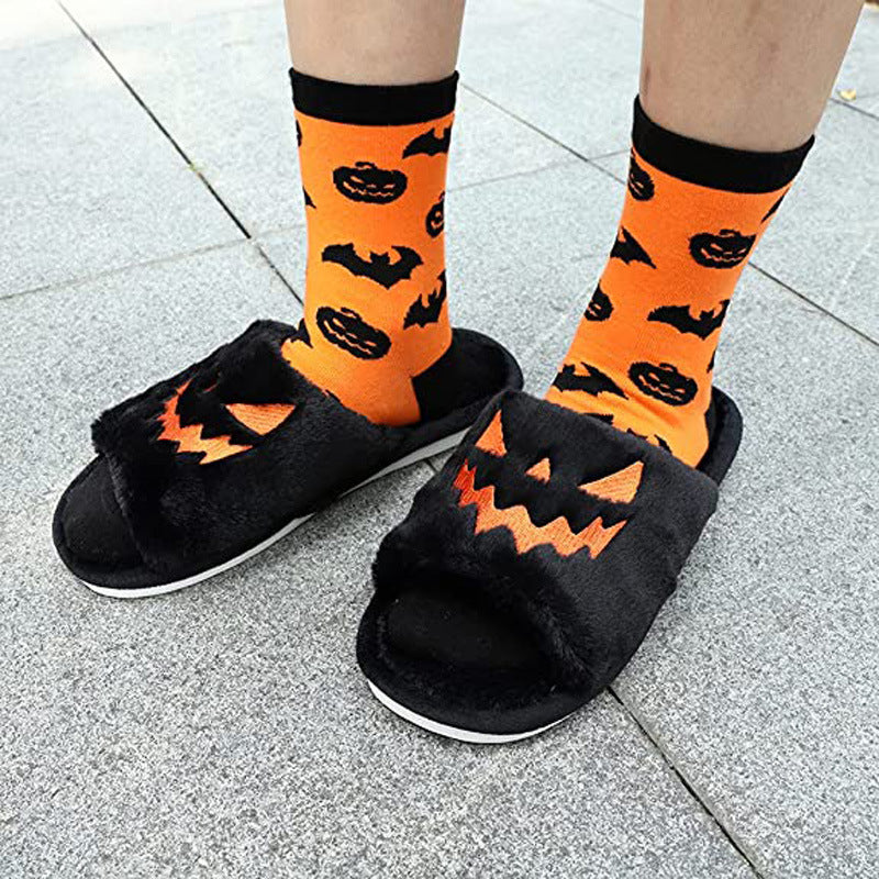 Snuggle Up in Style: Halloween Cute Warm Home Slippers | Marvis - Marvis