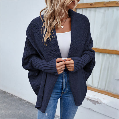 Cozy Up in Style: Loose Knit Bat Sleeve Cardigan | Marvis - Marvis