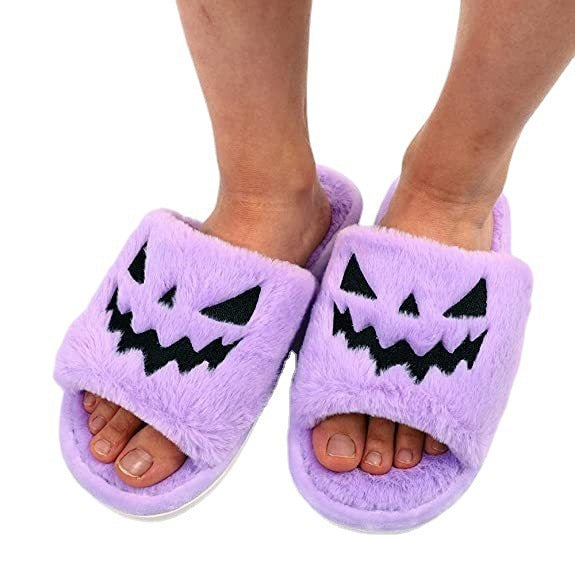 Snuggle Up in Style: Halloween Cute Warm Home Slippers | Marvis - Marvis