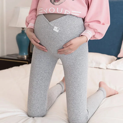 V Low Waist Cotton Maternity Skinny Leggings | Marvis - Marvis