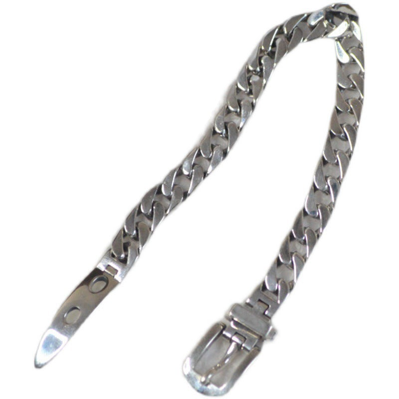 Elegant 925 Sterling Silver Chain Belt Bracelet – Timeless Accessory | Marvis - Marvis