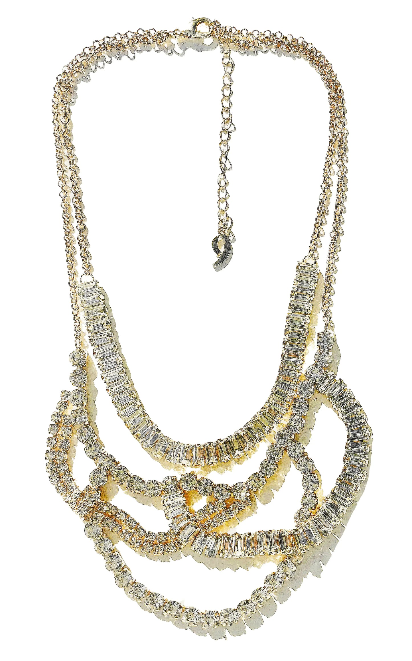 Bold & Beautiful: Crystal Draped Rhinestone Necklace | Marvis - Marvis