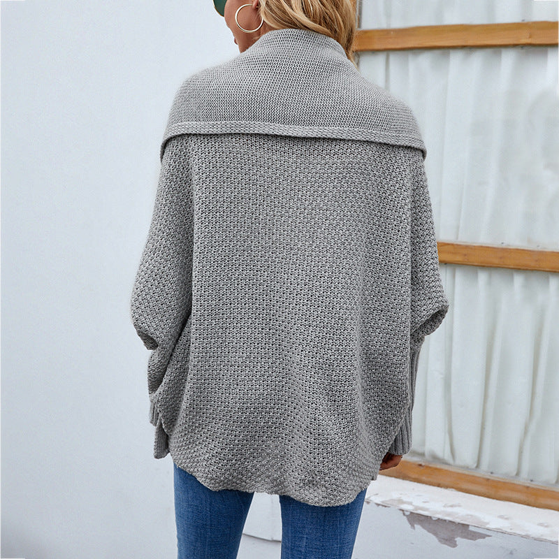 Cozy Up in Style: Loose Knit Bat Sleeve Cardigan | Marvis - Marvis