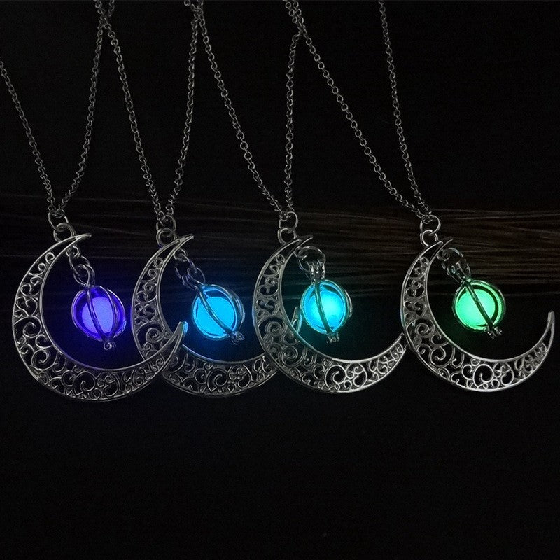 Glow with Elegance: Moon Healing Necklace for Radiant Nights | Marvis - Marvis