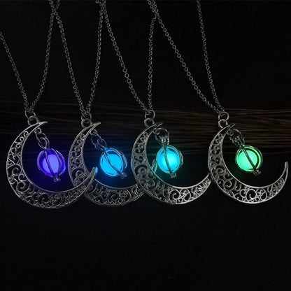 Glow with Elegance: Moon Healing Necklace for Radiant Nights | Marvis - Marvis