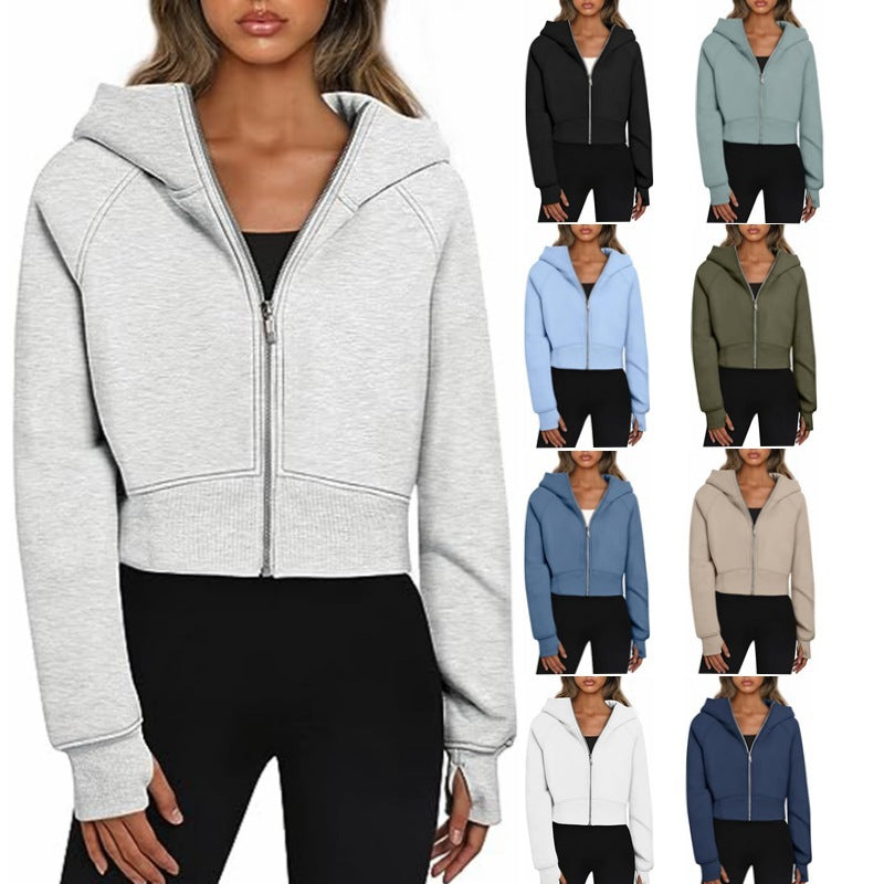 Sporty & Cozy: Zippered Hooded Fleece Sweatshirt | Marvis - Marvis