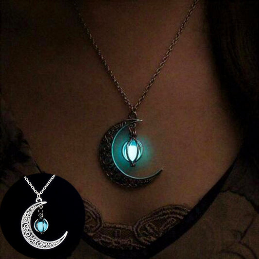 Glow with Elegance: Moon Healing Necklace for Radiant Nights | Marvis - Marvis