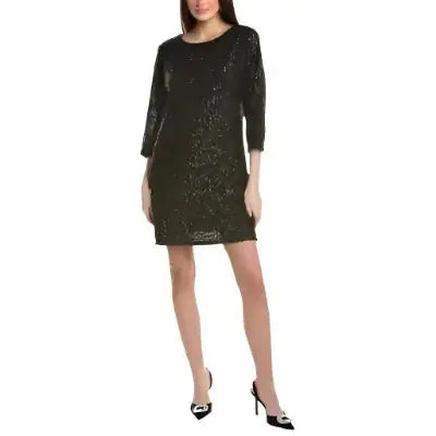 Glitter in the Night: Vince Camuto Sequin Dolman Shift Dress | Marvis - Marvis