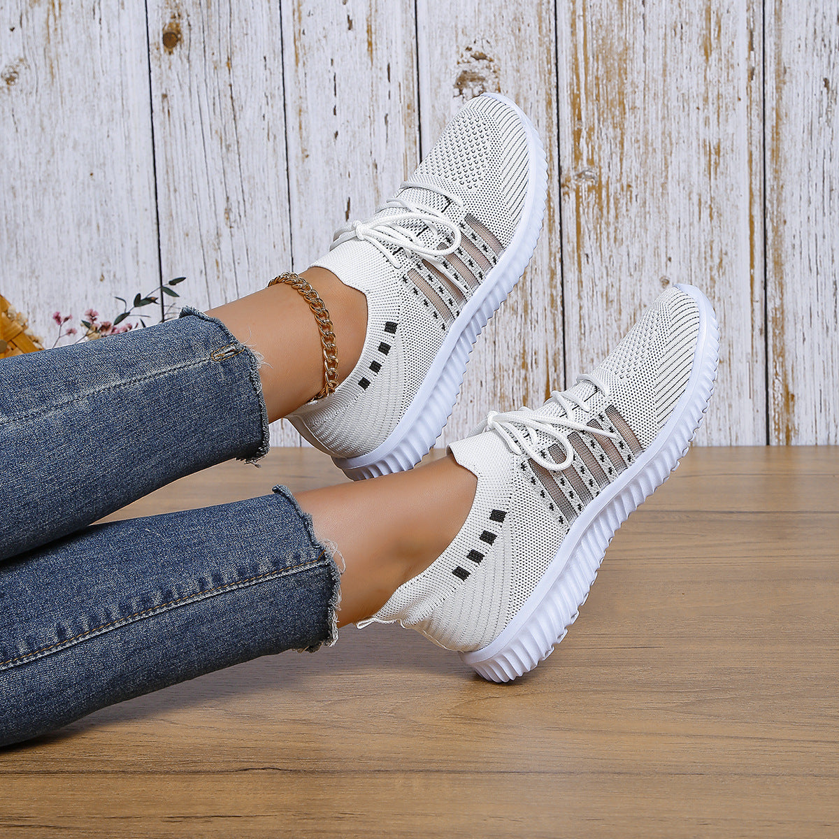 Step Up Your Game: Casual Lace-Up Mesh Sneakers for Everyday Adventures | Marvis - Marvis