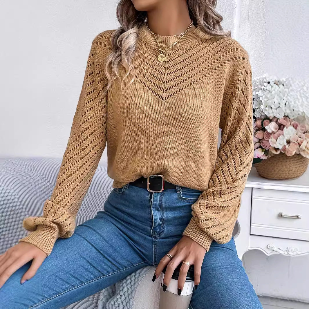 Effortlessly Chic Lantern Sleeve Pullover - Your New Go-To! | Marvis - Marvis