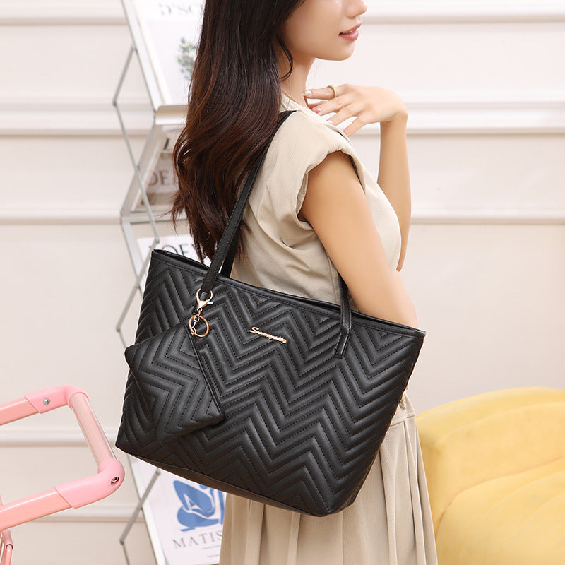 Stylish Wave Pattern Shoulder Bag – Elevate Your Look | Marvis - Marvis