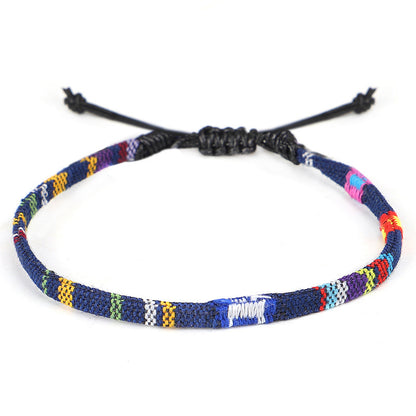 Hand-Woven Rainbow Anklet – Boho Bliss for Your Ankles! | Marvis