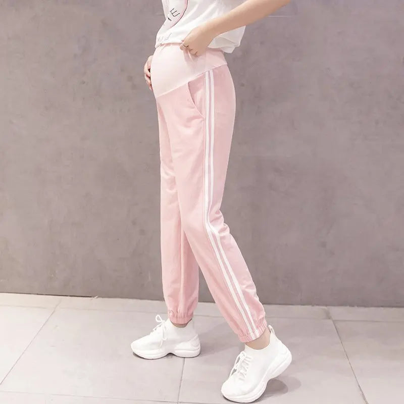 Stylish Maternity Side Stripe Leggings - Casual Comfort | Marvis - Marvis