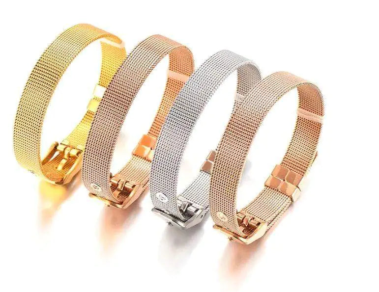 Elegant Simplicity: Stainless Steel Slider Bracelet | Marvis - Marvis