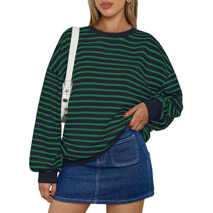 Oversized Striped Pullover – Effortless Cool & Comfy | Marvis - Marvis