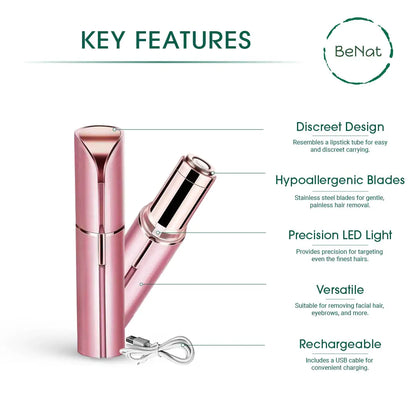 Flawless Brows & Smooth Skin: Rechargeable Hair Remover Set | Marvis - Marvis