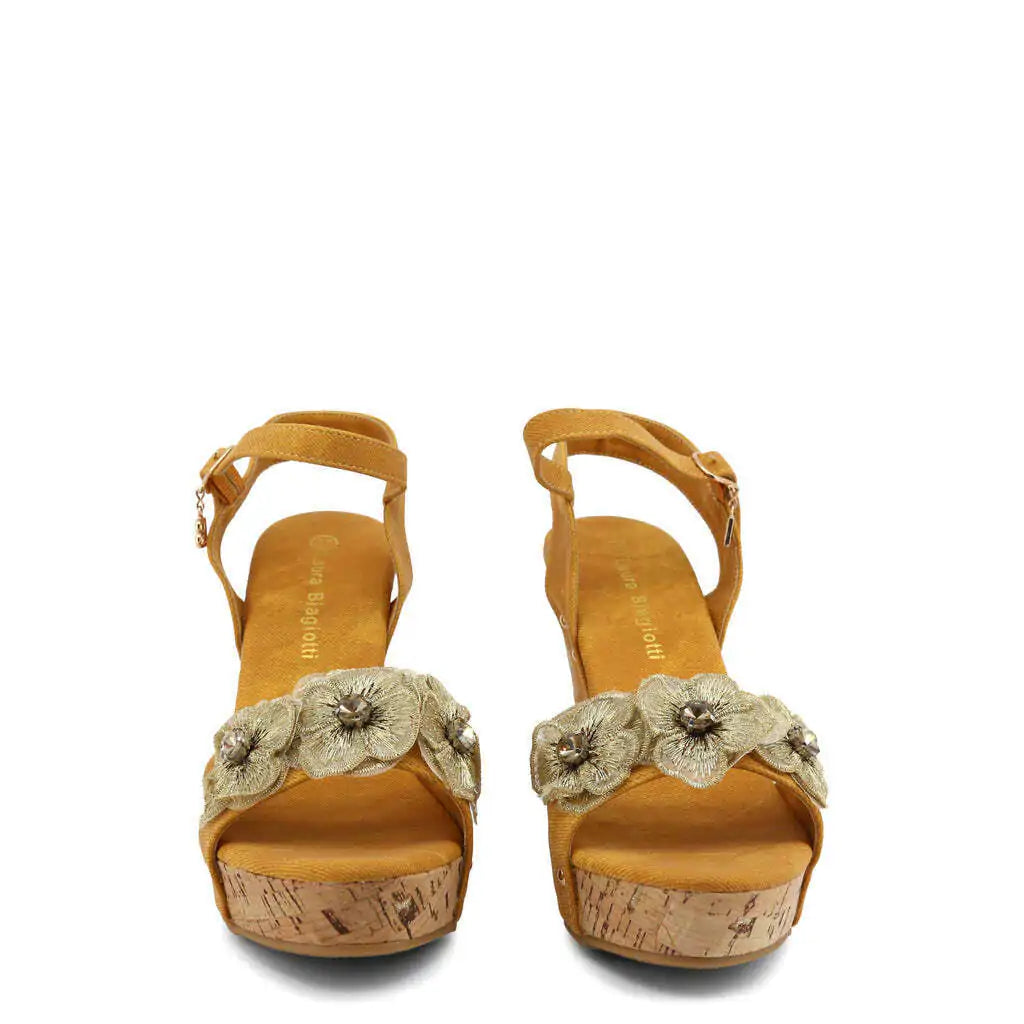 Bloom in Style: Flower Wedge Sandals | Marvis - Marvis