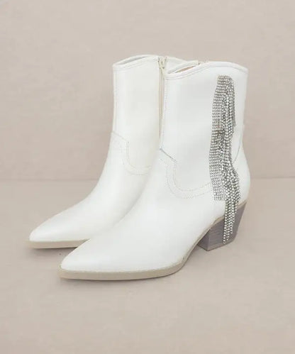 Shine & Strut—Rhinestone Fringe Boots That Steal the Show! | Marvis - Marvis