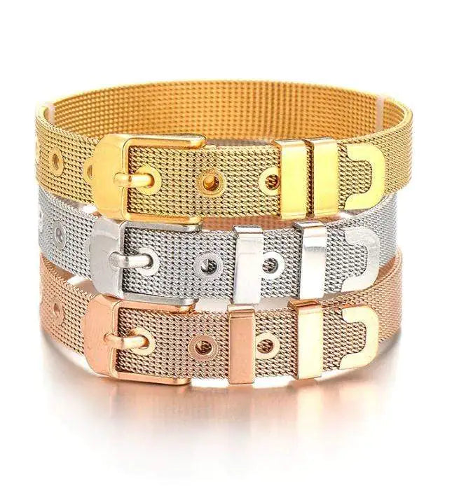 Elegant Simplicity: Stainless Steel Slider Bracelet | Marvis - Marvis