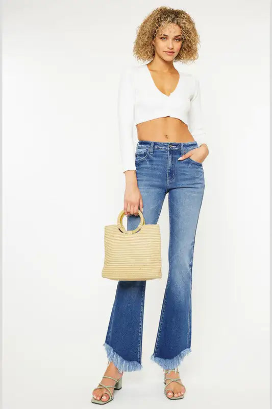 Rock the Retro Look: KanCan High-Rise Bootcut Jeans | Marvis - Marvis