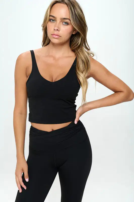 Align Cropped Tank Top (Not Lululemon): Same Material, Top Only | Marvis - Marvis