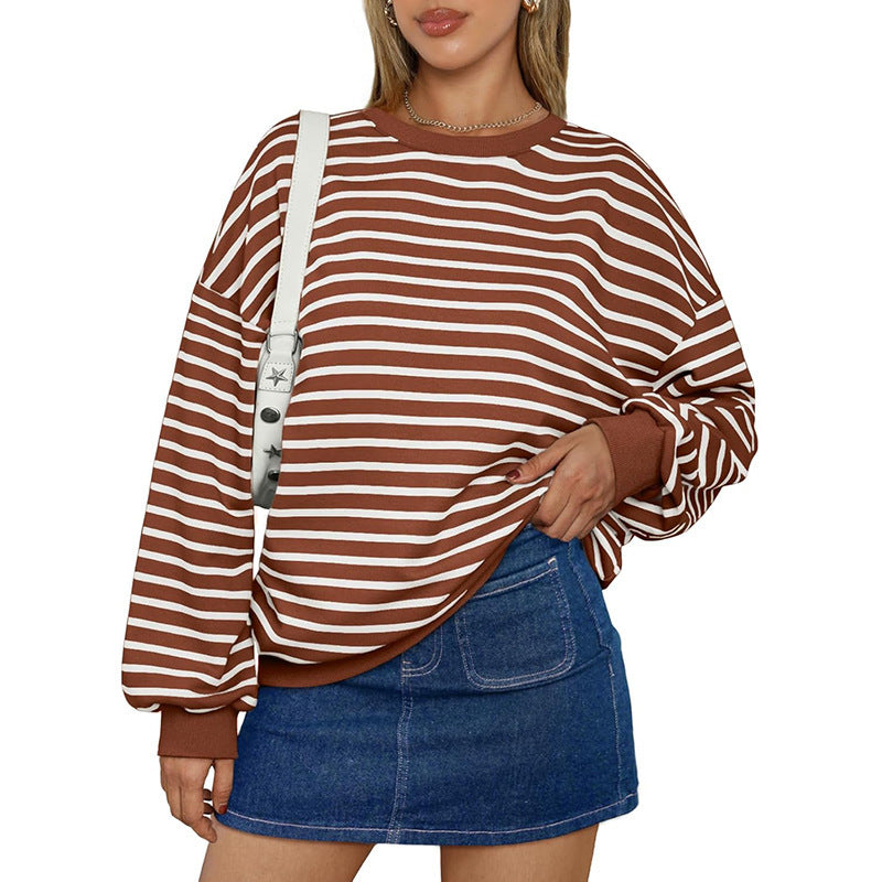 Oversized Striped Pullover – Effortless Cool & Comfy | Marvis - Marvis