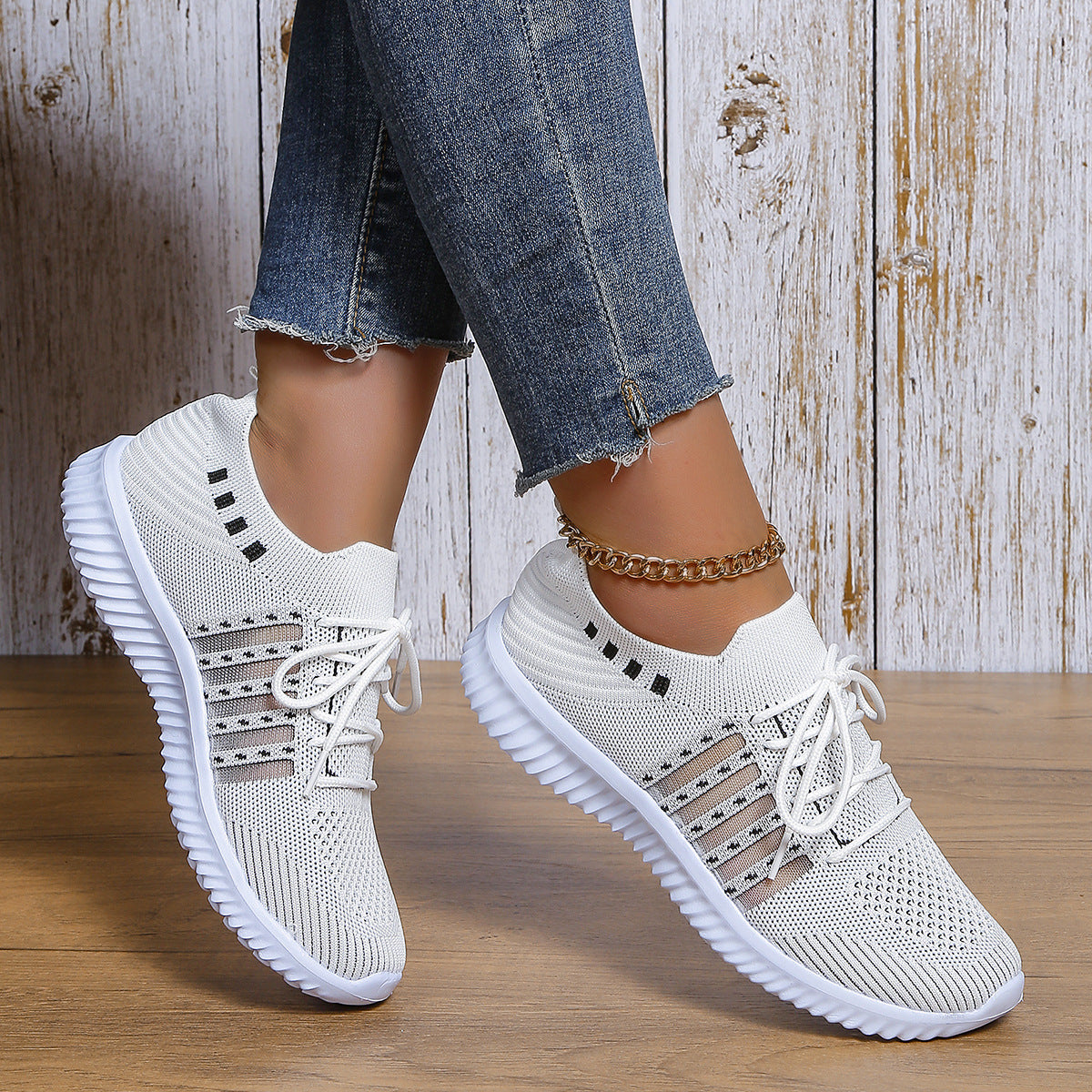 Step Up Your Game: Casual Lace-Up Mesh Sneakers for Everyday Adventures | Marvis - Marvis