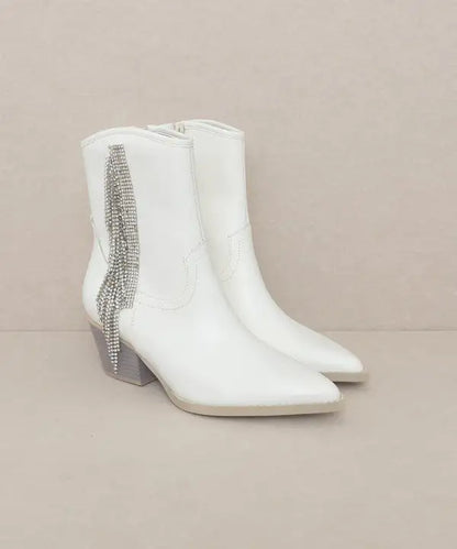 Shine & Strut—Rhinestone Fringe Boots That Steal the Show! | Marvis - Marvis