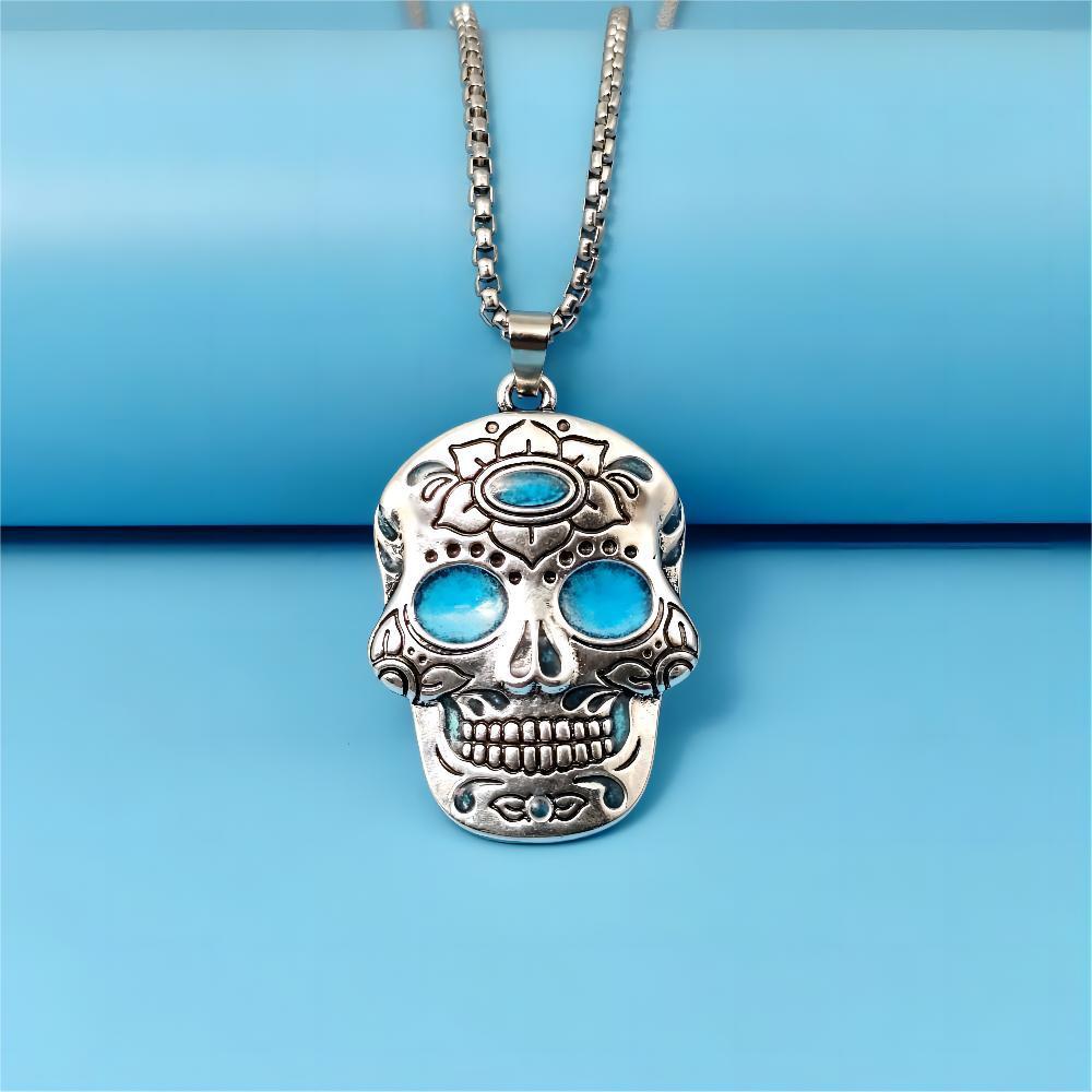 Glow in Style: Halloween Luminous Skull Necklace | Marvis - Marvis