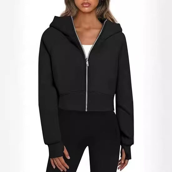 Sporty & Cozy: Zippered Hooded Fleece Sweatshirt | Marvis - Marvis