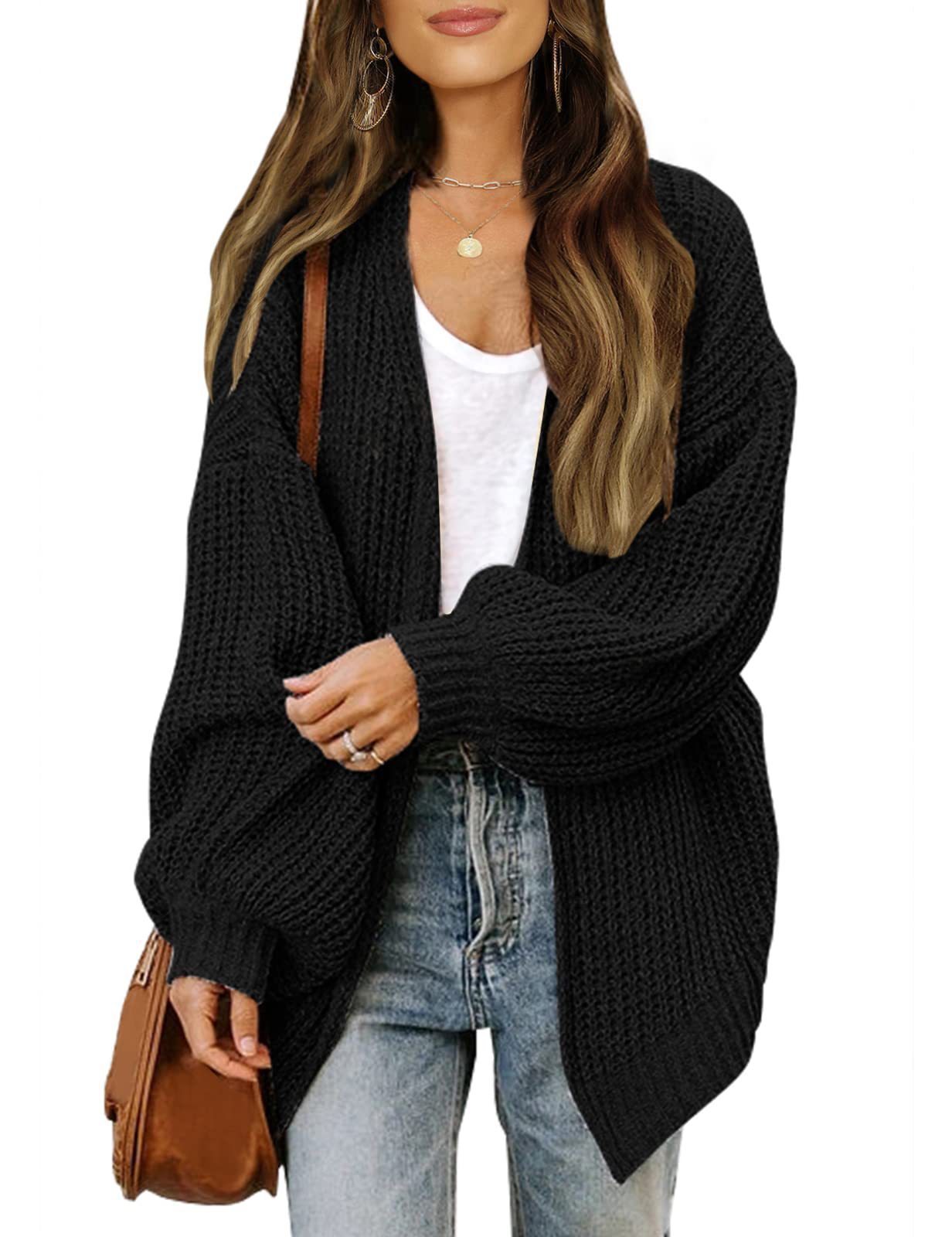 Cozy Up in Style: Lantern-Sleeved Sweater with Pockets | Marvis - Marvis