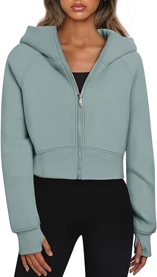 Sporty & Cozy: Zippered Hooded Fleece Sweatshirt | Marvis - Marvis