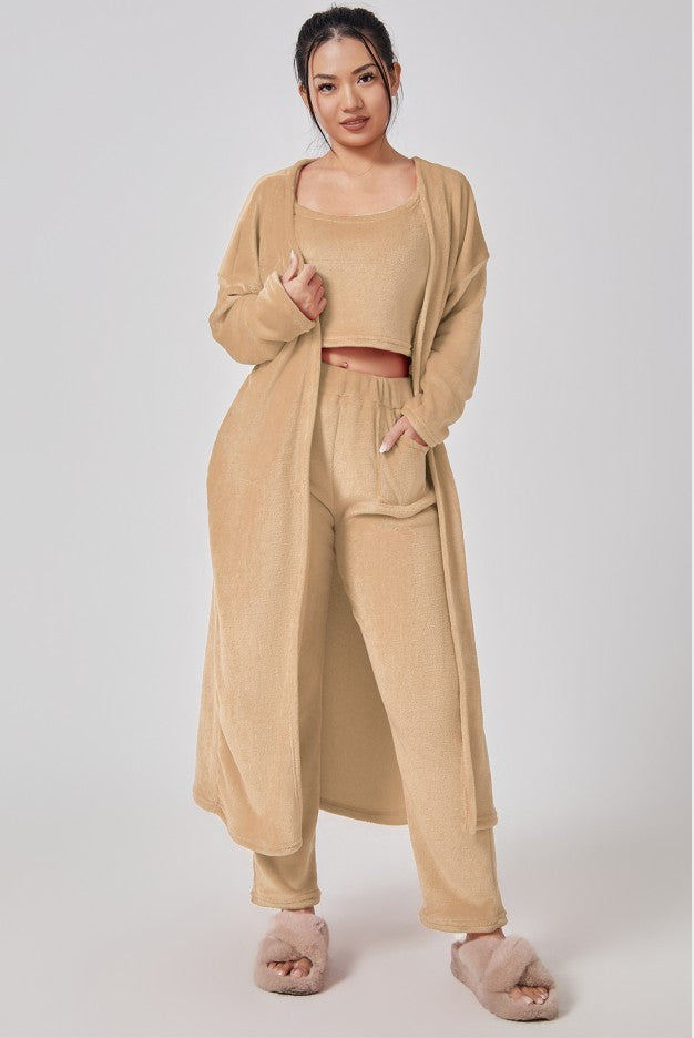 Ultimate Cozy 3-Piece Pajama Lounge Set – Stay Warm & Cute | Marvis - Marvis