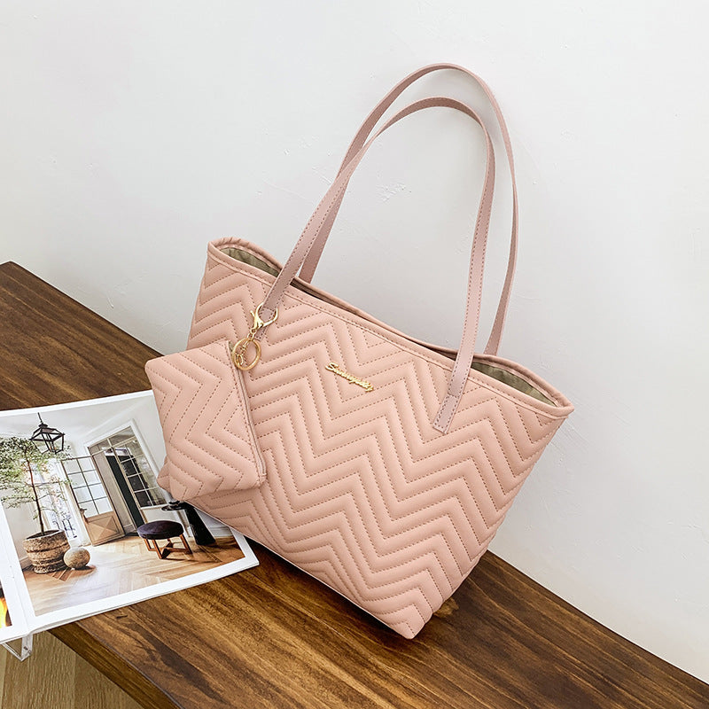 Stylish Wave Pattern Shoulder Bag – Elevate Your Look | Marvis - Marvis