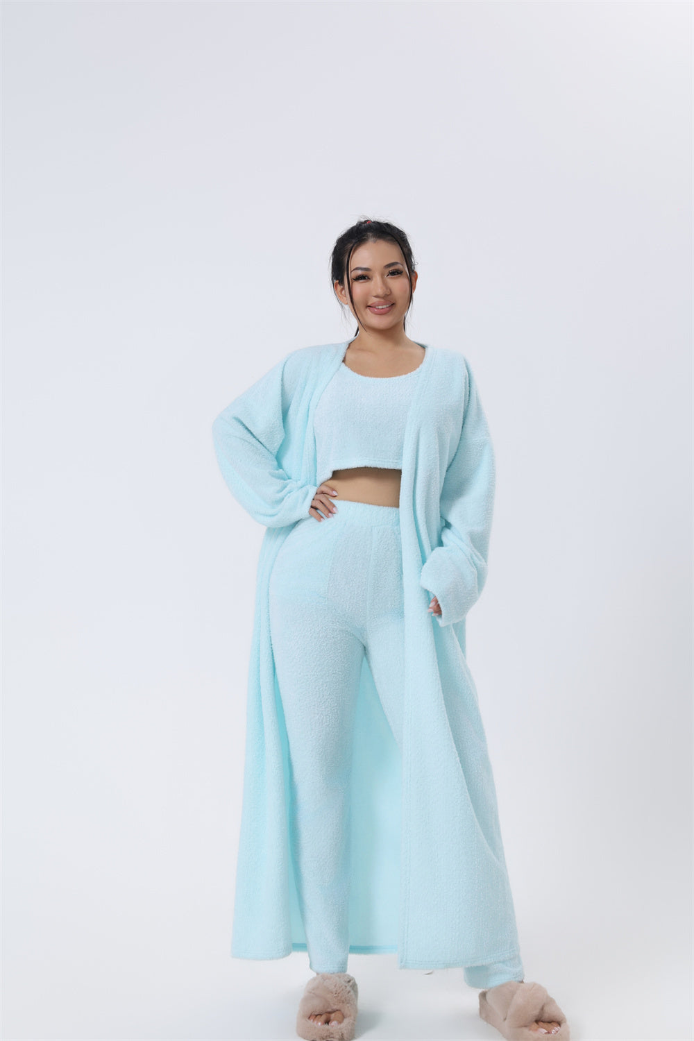 Ultimate Cozy 3-Piece Pajama Lounge Set – Stay Warm & Cute | Marvis - Marvis