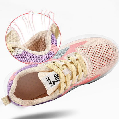 Stride in Style: Casual Colorblock Lace-Up Sneakers for All-Day Fun | Marvis - Marvis