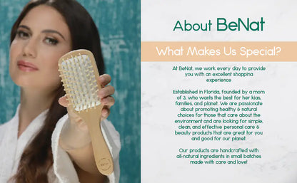 Eco-Friendly Wooden Detangling Hair Brush | Marvis - Marvis