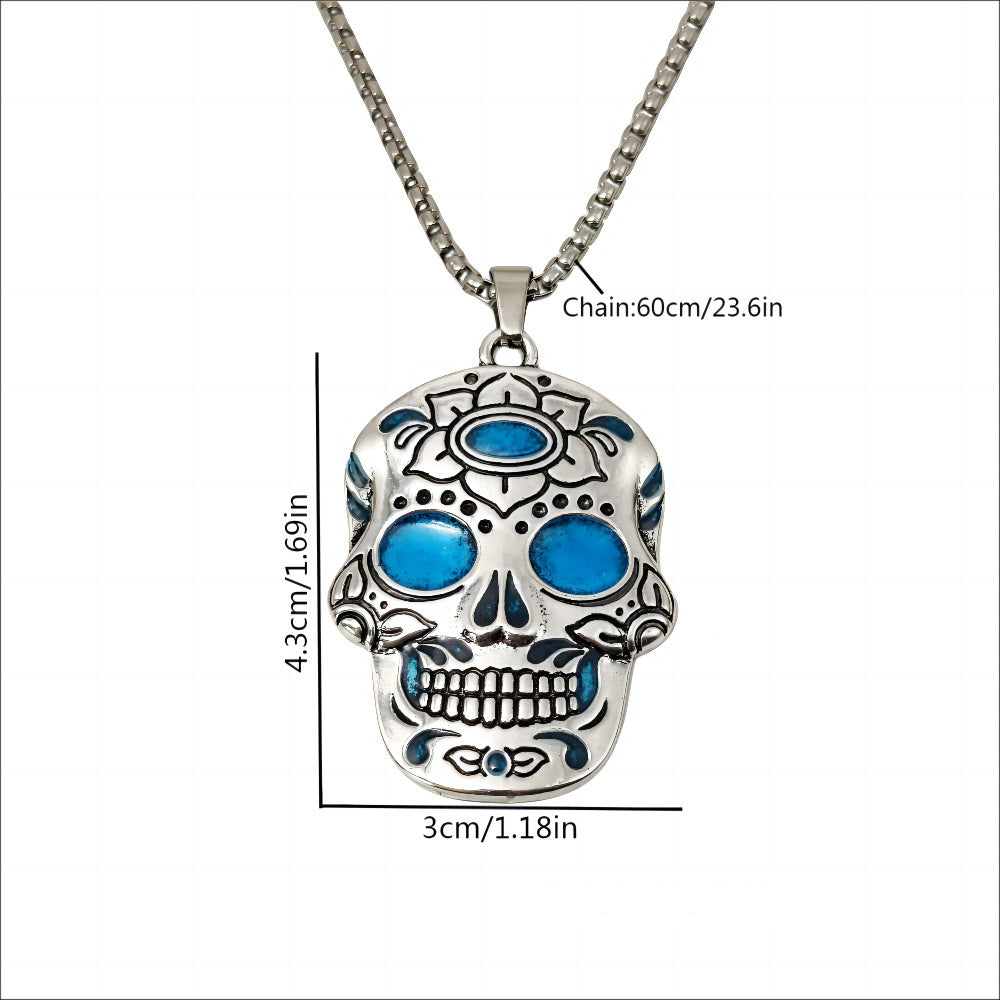 Glow in Style: Halloween Luminous Skull Necklace | Marvis - Marvis