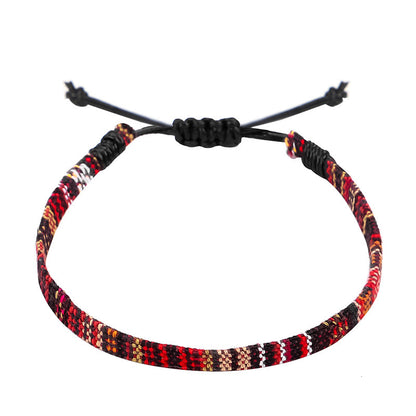 Hand-Woven Rainbow Anklet – Boho Bliss for Your Ankles! | Marvis