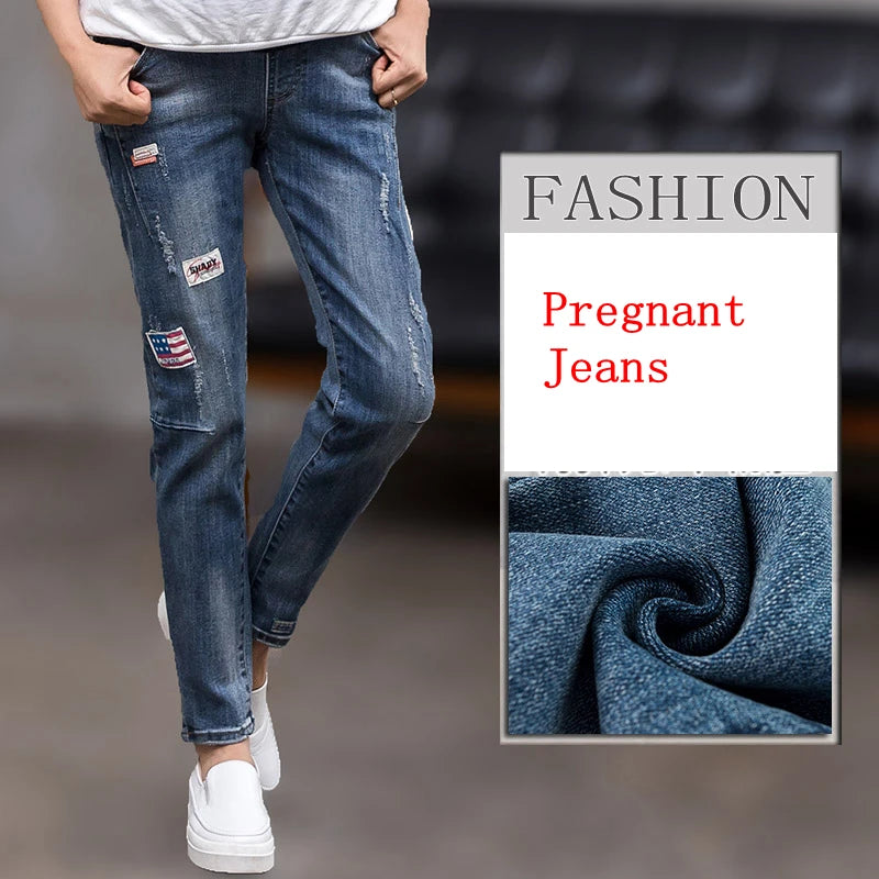 Stylish & Comfy Maternity Blue Jeans for Moms-to-Be | Marvis - Marvis