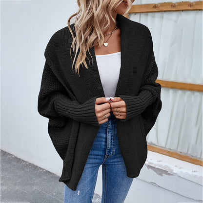 Cozy Up in Style: Loose Knit Bat Sleeve Cardigan | Marvis - Marvis