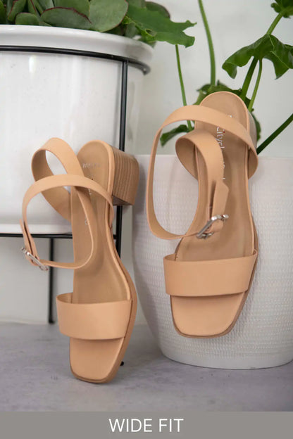 Keep It Stylish: Low Block Heel Sandals | Marvis - Marvis