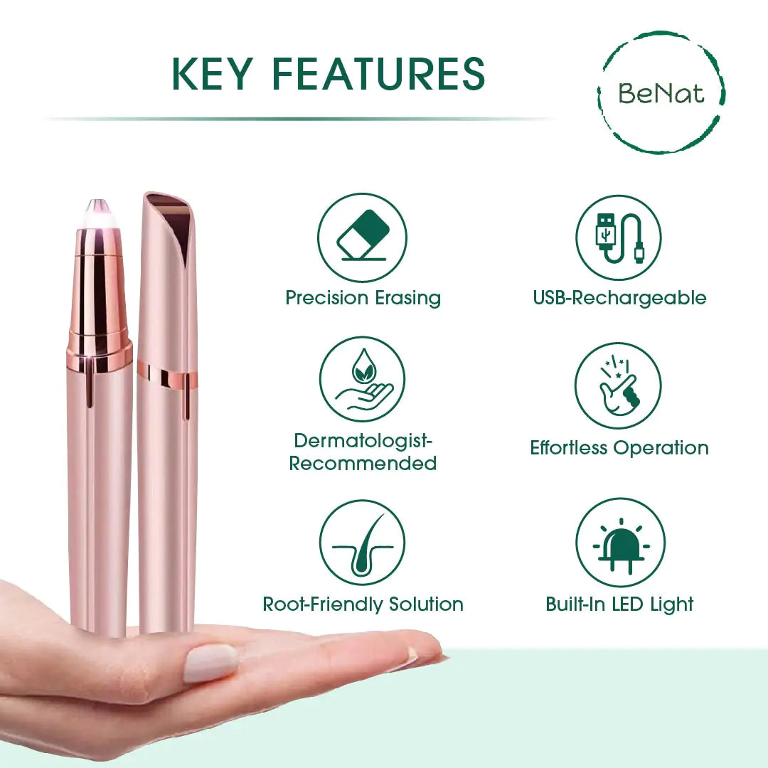 Flawless Brows & Smooth Skin: Rechargeable Hair Remover Set | Marvis - Marvis