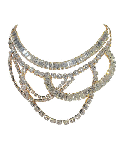 Bold & Beautiful: Crystal Draped Rhinestone Necklace | Marvis - Marvis