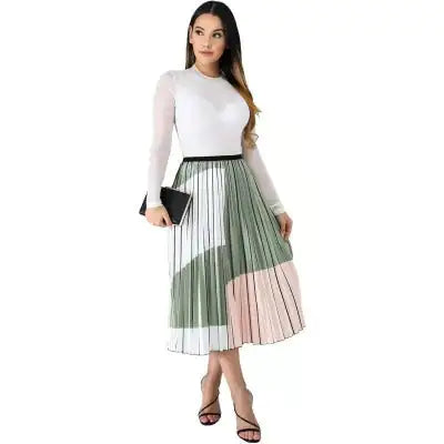 Unleash Your Inner Diva with the Sexy Pleated Long Skirt | Marvis - Marvis